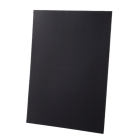 Showcard blanc / noir – 80×100 cm