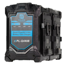 Fxlion chargeur rapide V-Mount 4 canaux